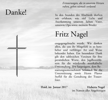 Anzeige von Fritz Nagel von MGO