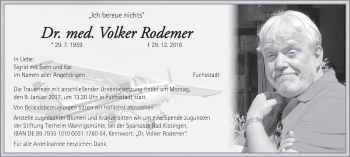 Anzeige von Volker Rodemer von MGO