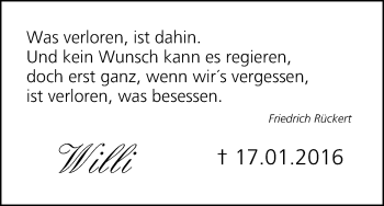 Anzeige von Willi  von MGO