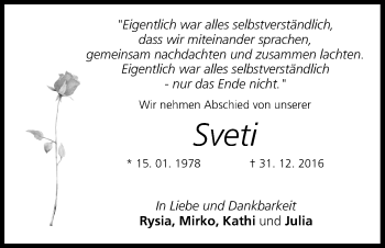 Anzeige von Sveti  von MGO