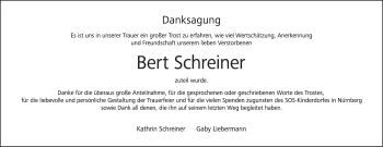 Anzeige von Bert Schreiner von MGO