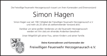 Anzeige von Simon Hagen von MGO