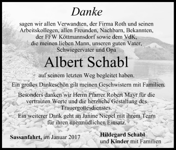 Anzeige von Albert Schabl von MGO