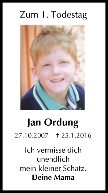 Anzeige von Jan Ordung von MGO