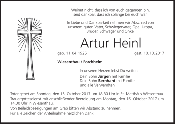 Anzeige von Artur Heinl von MGO