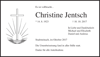 Anzeige von Christine Jentsch von MGO