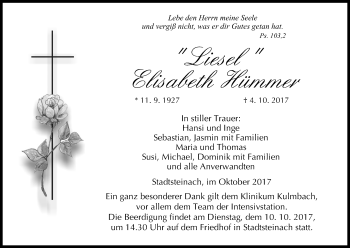 Anzeige von Elisabeth Hümmer von MGO