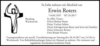 Anzeige von Erwin Roters von MGO