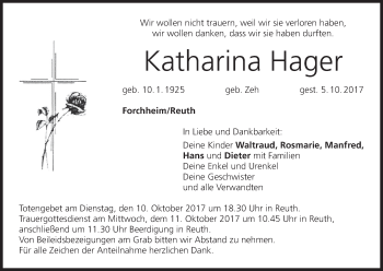 Anzeige von Katharina Hager von MGO