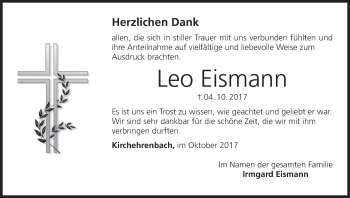 Anzeige von Leo Eismann von MGO