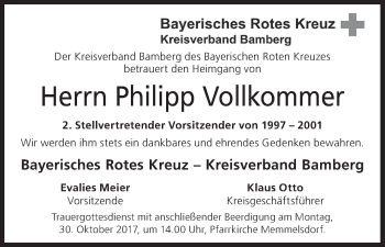 Anzeige von Philipp Vollkommer von MGO