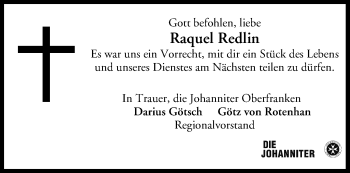 Anzeige von Raquel Redlin von MGO