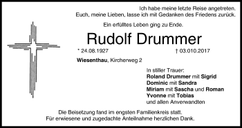 Anzeige von Rudolf Drummer von MGO