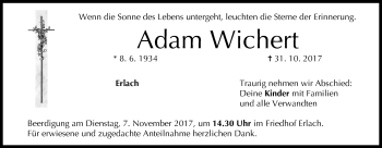 Anzeige von Adam Wichert von MGO