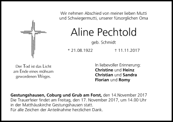 Anzeige von Aline Pechtold von MGO