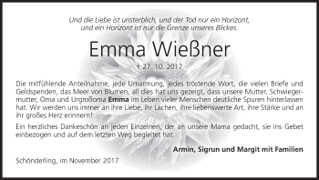 Anzeige von Emma Wießner von MGO