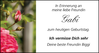 Anzeige von Gabi  von MGO