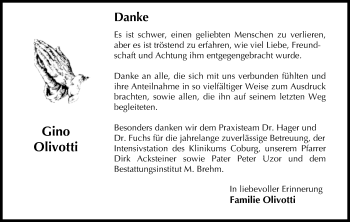 Anzeige von Gino Olivotti von MGO