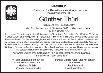 Anzeige von Günther Thürl von MGO