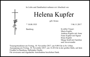 Anzeige von Helena Kupfer von MGO