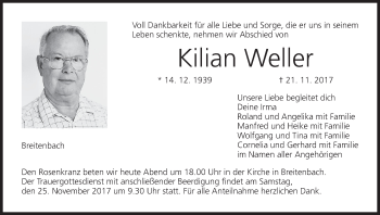 Anzeige von Kilian Weller von MGO