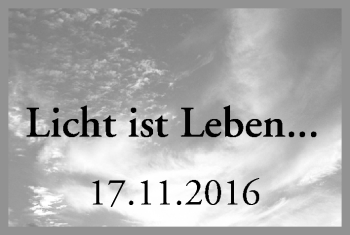 Anzeige von Licht ist Leben von MGO