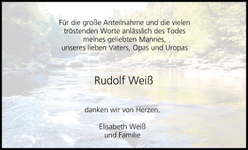 Anzeige von Rudolf Weiß von MGO
