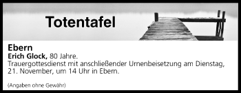 Anzeige von Totentafel vom 18.11.2017 von MGO