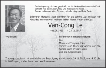 Anzeige von Van-Cong Le von MGO