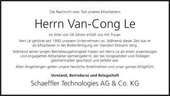 Anzeige von Van-Cong Le von MGO