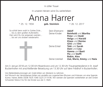 Anzeige von Anna Harrer von MGO