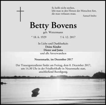 Anzeige von Betty Bovens von MGO
