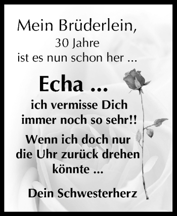 Anzeige von Echa  von MGO