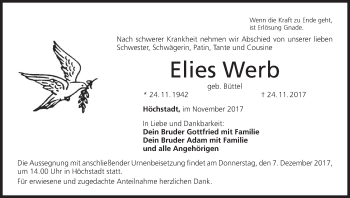 Anzeige von Elies Werb von MGO