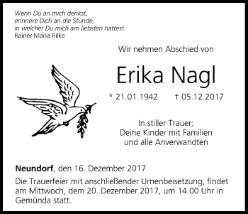 Anzeige von Erika Nagl von MGO