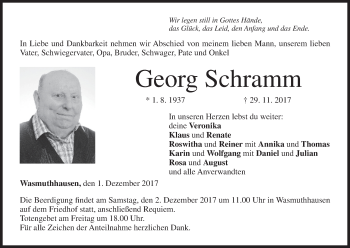Anzeige von Georg Schramm von MGO