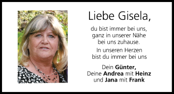 Anzeige von Gisela  von MGO