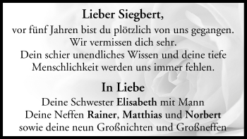 Anzeige von Siegbert  von MGO