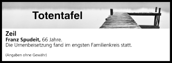 Anzeige von Totentafel vom 08.12.2017 von MGO