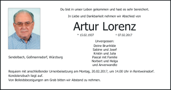 Anzeige von Artur Lorenz von MGO