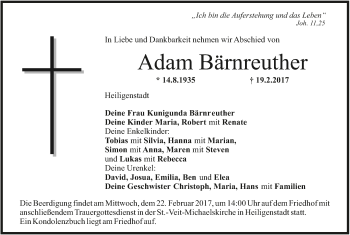 Anzeige von Adam Bärnreuther von MGO