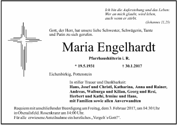 Anzeige von Maria Engelhardt von MGO