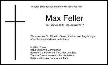 Anzeige von Max Feller von MGO