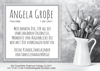 Anzeige von Angela Große von MGO
