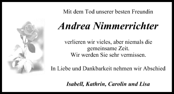 Anzeige von Andrea Nimmerrichter von MGO