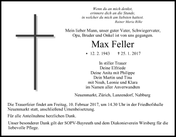 Anzeige von Max Feller von MGO