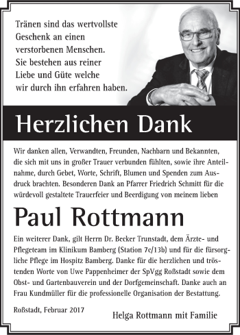 Anzeige von Paul Rottmann von MGO