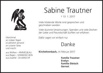 Anzeige von Sabine Trautner von MGO