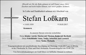 Anzeige von Stefan Loßkarn von MGO