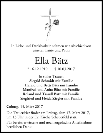 Anzeige von Ella Bätz von MGO